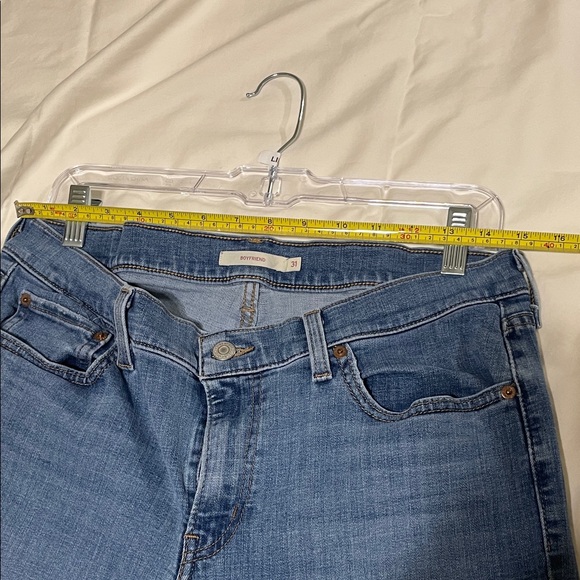 Casual Women's Boyfriend ankle Jeans in Classic Blue - Picture 6 of 8